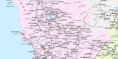 ਗਲੀ ਦਾ ਨਕਸ਼ਾ ਦੇ paphos ਸਾਈਪ੍ਰਸ