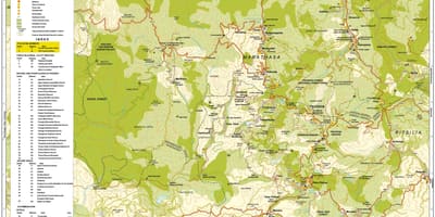 ਨਕਸ਼ਾ ਦੇ troodos ਪਹਾੜ ਸਾਈਪ੍ਰਸ