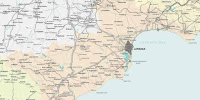 ਨਕਸ਼ਾ ਦੇ larnaca ਸਾਈਪ੍ਰਸ
