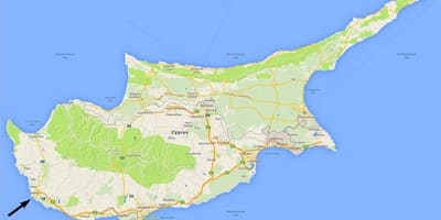 ਨਕਸ਼ਾ ਸਾਈਪ੍ਰਸ paphos